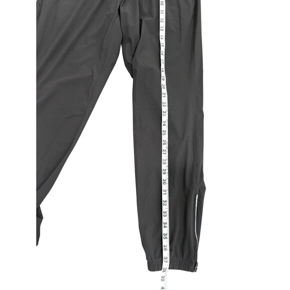 IBKUL Gray Joggers Stretch Activewear Pants Zip Ankle Size M - Picture 7 of 8
